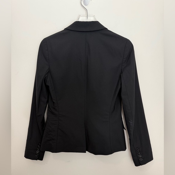 Theory Black Wool Blazer Jacket Size 4 - Picture 8 of 11